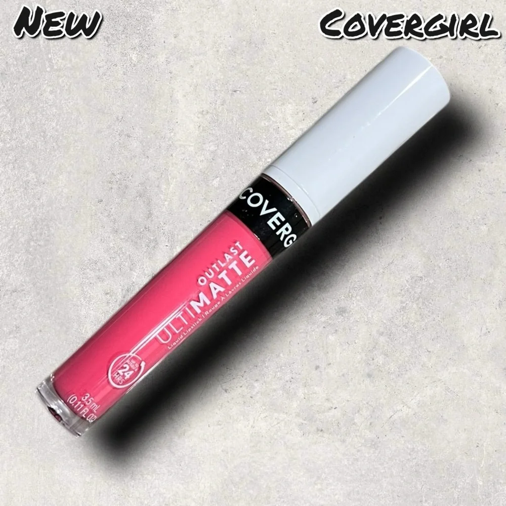 New Covergirl Outlast UltiMatte Liquid Lipstick – 120 Strawberry Spritzer